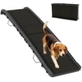 thumbnail image 1 of PawHut 61 Inches Folding Pet Ramp with Frosted Surface, Raised Side Rails, 1 of 10