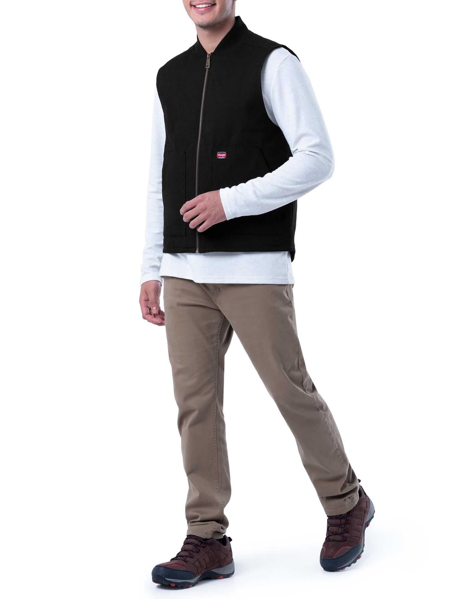 Wrangler Workwear Men's Quilted Lined Vest
