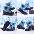 thumbnail image 6 of Yunkctuk Boys Girls Snow Boots, Waterproof Outdoor Warm Cozy Anti-Slip Mid Calf Winter Shoes for Toddler/Little/Big Kid., 6 of 8