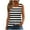 Black, variant on Diufon Womens Dress Tank Tops Sleeveless Stripes Square Neck Pleated Top Summer Casual Loose Blouse