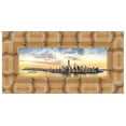 thumbnail image 2 of 14x40 Natural Wide Bamboo Picture Frame - UV Acrylic, Foam Board Backing, Hanging Hardware, 2 of 7