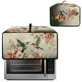 thumbnail image 2 of Renewold Toaster Oven Cover Stain-Resistant Air Fryer Smart Oven Protector with Storage Pockets Easy Clean Kitchen Appliance Accessories, 22.5 x 18.5 x 13 Inches, Hummingbird Flower Retro, 2 of 7