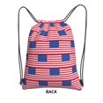 thumbnail image 2 of Love America Drawstring Backpack Bag Water Resistant Yoga Shopping Cinch Bag Sackpack For Men Women, 2 of 7