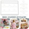thumbnail image 5 of OGITUDE 1 Set of Decorative Mini Hangers Doll Outfit Rack Doll Closet Hangers Iron Doll Hangers, 5 of 6