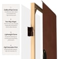 thumbnail image 4 of Oriental Furniture 6 ft. Tall Japanese Ladies Canvas Room Divider - 3 Panel, 4 of 5