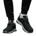 thumbnail image 3 of Xiaoxatg Men's Casual Shoes Low Top Breathable Strap Lightweight Sports Shoes for Everyday Comfort and Style 8 Black, 3 of 5