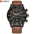 thumbnail image 5 of Curren 8250 Black Large Dial Fashion Men's Watch Three-Eye Waterproof Quartz Watch, 5 of 5