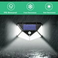 thumbnail image 5 of 100 LED Solar Power PIR Motion Sensor Light Outdoor Garden Path Waterproof Lamp 8-10 Meters 120 Degrees, 5 of 14