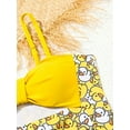 thumbnail image 5 of Cute Girls Cartoon Duck Graphic Bow Decor Swimwear Bathing Suit For Summer, 5 of 5