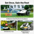 thumbnail image 5 of Mammotion YUKA Mini 600H Robot Lawn Mower,Reception 0.15 Max 0.3 Acre Coverage, Auto Mapping, With 4G,AI Obstacle Avoidance, Dual Cutting Discs,APP Control,Multi-Zone Management, 5 of 7