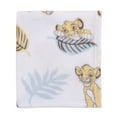 thumbnail image 4 of Disney Lion King Yellow, White Super Soft Plush Baby Blanket, Allover Print, Simba, Unisex, Infant, Plush Polyester, 4 of 6