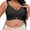Black, variant on Alun Womens Wireless Jelly Bras Plus Size Seamless Smoothing Thin Padding T-Shirt Bra with Heart-Shaped Hollow Design Full Coverage Push up Soft Comfort Everyday Bralettes Pink XL
