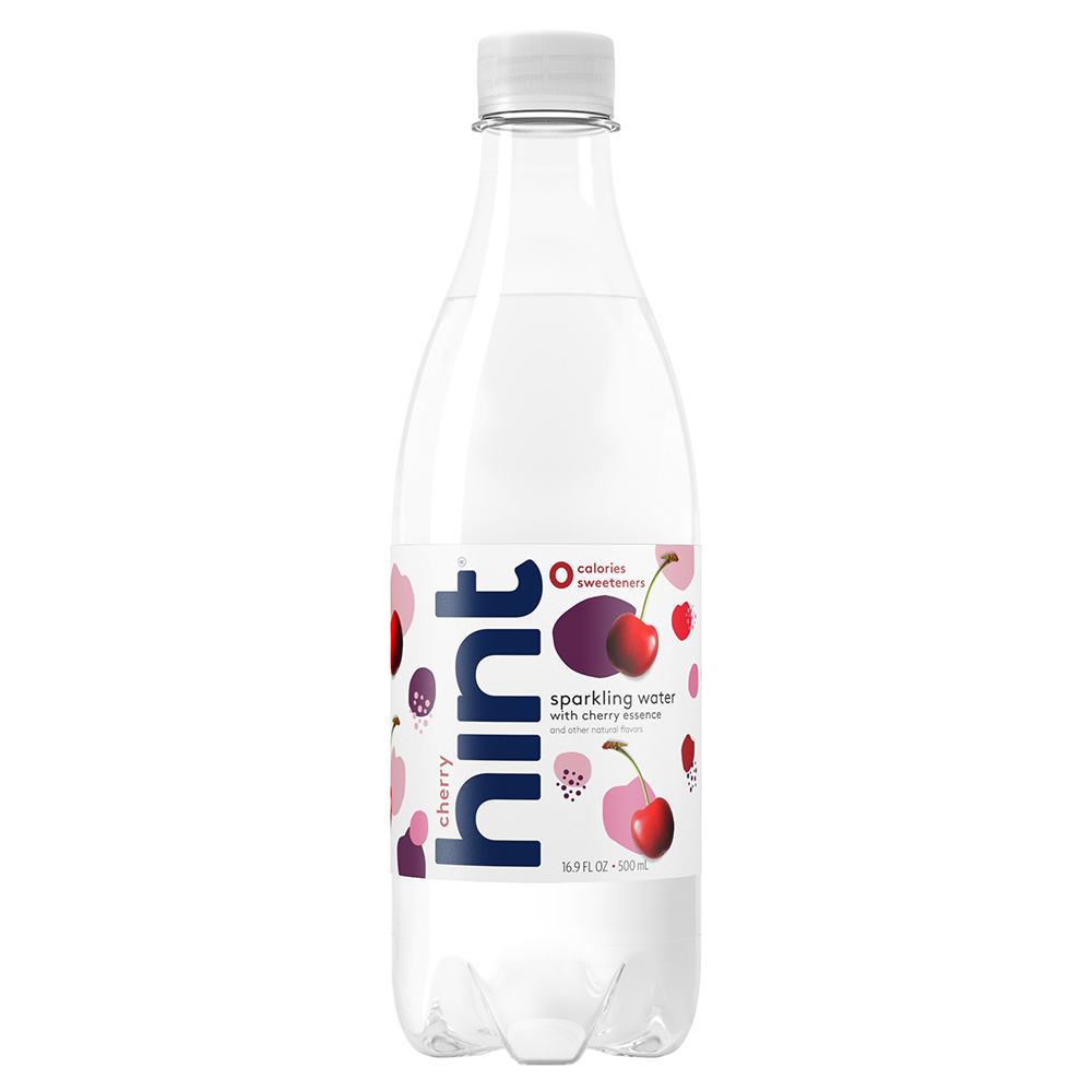 Hint Sparkling Water Cherry, (Pack of 12) 16.9 Ounce Bottles