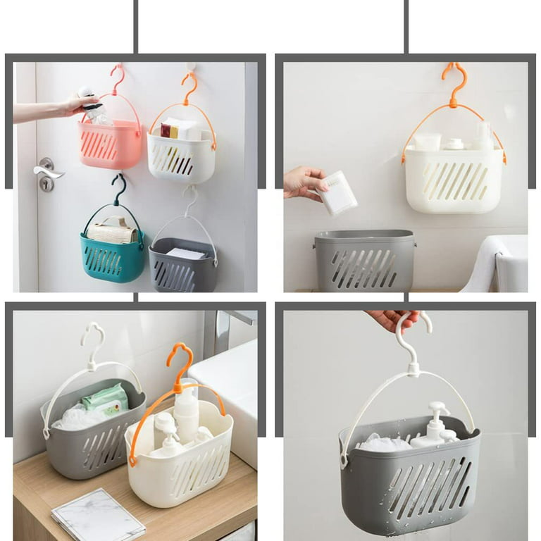 Hanging Almond Green Shower Caddy Organizer Plastic Basket