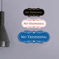 thumbnail image 3 of Designer No trespassing Sign(Brushed Silver) - Medium, 3 of 6
