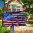 thumbnail image 5 of PFFRIZ American Flag Metal Sign - Patriotic Home Decor, USA American Flag Wall Print, Indoor or Outdoor Use Metal Sign Clearanc, 5 of 9