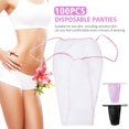 thumbnail image 3 of NIBOLOG 100Pcs/Set Disposable Panties Waistband T Thong Convenient Women Hygienic T Thong Underwear for SPA, 3 of 7
