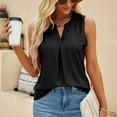 thumbnail image 3 of Askfv Womens Tank Tops V Neck Sleeveless Summer Tshirts for Lady Tops Tee Blouse, 3 of 4