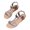 Black, variant on Summer Plus Size Casual Women's Elastic Beach Wedge Sandals Sandals for Women Black 41