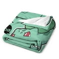 thumbnail image 3 of Pokemon Bulbasaur Throw Blanket Cute Flannel for Boys Girls Men Women, 3 of 7