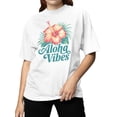 thumbnail image 2 of Aloha Vibes Tropical Women's T-shirt, 2 of 3