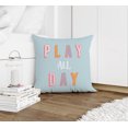 thumbnail image 2 of PLAY ALL DAY BLUE Accent Pillow By Kavka Designs, 2 of 3