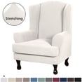 thumbnail image 6 of Transform Your Living Space with Our 2-Piece Soft Wingback Chair Slipcover, 6 of 10