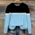 thumbnail image 5 of Elainilye Fashion Girls Crewneck Oversized Sweatshirt Toddler Kids Long Sleeve Pullover Tops Sizes 1-12Y,Blue, 5 of 5