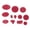 Red, variant on Farfi 12Pcs Dent Repair Tools Lightweight Auto Dent Repair Puller Suction Cups for Workshop (Red)