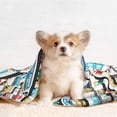 thumbnail image 4 of Yiaed Funny Transport Print Dog Blankets-Cat Blanket Washable for Couch Protection,Puppy Blanket, Soft Plush Reversible Throw Furniture Protector-Medium, 4 of 8