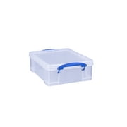 Open Box 8.1L Plastic Storage Container w/Snap Lid & Clip Lock Handle
