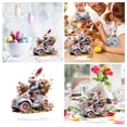 thumbnail image 2 of Easter Decorations Colorful Easter Bunny Tabletop Ornament,Spring Fashion Decorative Sculpture Figurine 2D Acrylic for Home Kitchen Easter Party,Birthday Gifts for Women Light Pink-p, 2 of 4