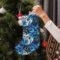 thumbnail image 5 of Uemuo Turtle，Shell Algae Starfish Coral Print Christmas Stockings, 18inch Xmas Hanging Stocking Decorations for Christmas Party Family Decor, 5 of 7