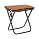 thumbnail image 2 of Taburete de Camping, asiento pequeño, silla plegable, silla plegable para acampar, reposapiés, taburete de campamento, taburete plegable portátil para Marrón, 2 of 8