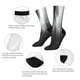 thumbnail image 4 of Balery Monochrome Abstract Lines Calcetas Largas con Estampado para Hombre y Mujer – Suaves y Transpirables, Talla Única (US 5-11), 4 of 6