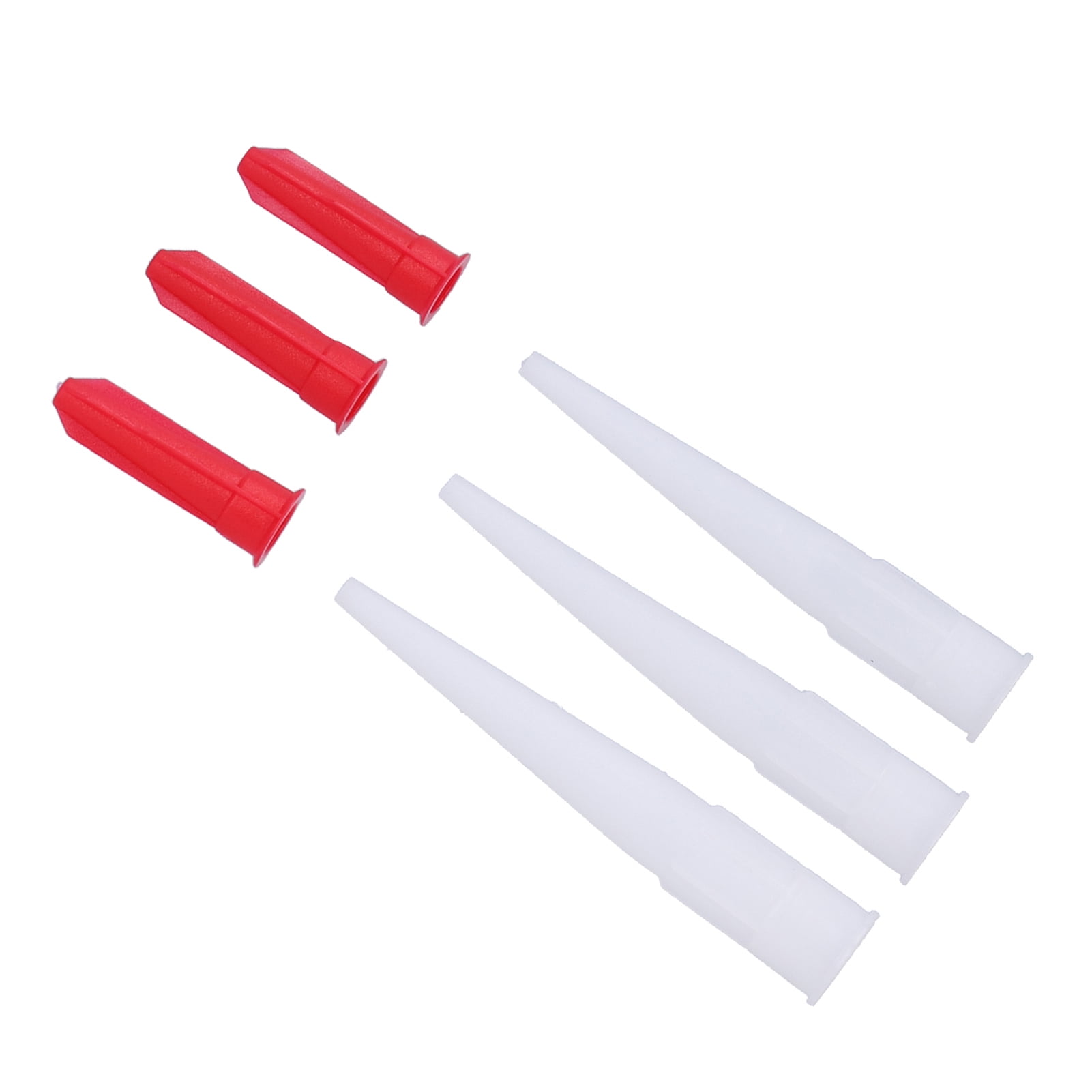 Ccdes Caulking Tips,12Pcs Caulking Nozzles ABS Gluing Tips Replacement