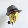 thumbnail image 3 of Perchero Montado en la pared/ Cabeza de maniquí/ Metal/ Decorativo/Estilo vintage/ Exhibidor Oro jinwen Sombrerero Titular, 3 of 7