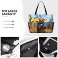 thumbnail image 3 of Daiia Snowy Mountain Photography Bear Beach Travel Bag - Water-Resistant Beach Bag, Lightweight Tote with 7 Pockets for Women and Men - Gym,Pool,Camping,Reusable Grocery Bag, 3 of 7