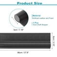 thumbnail image 2 of Uxcell 37" Tapón de Corriente de Aire para Puerta, Bloqueador Ajustable de Corriente de Aire para Debajo de la Puerta, Negro, 2 of 6