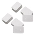 thumbnail image 1 of 100 Piezas Pequeñas Tarjetas de Exhibición de Aretes de Oreja de Papel Kraft En Blanco Tarjetas 3.5 x 2.5cm (Blanco), 1 of 5