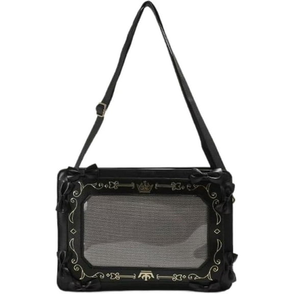 Cute Ita Bag Multi-Purpose Crossbody Bag Messenger Bag Shoulder Tote Bag Purse  Anime Pin Display Bag for Cosplay