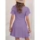thumbnail image 3 of Vestido Dokotoo 2025 para mujer de verano con cuello redondo y volantes, 3 of 5