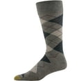 thumbnail image 3 of GOLDTOE Edition Mens Dress Argyle Crew Socks, 3-Pack, 3 of 4