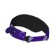 thumbnail image 2 of Fotbe Dark Purple Snowflakes Visera Deportiva con Diseño, Gorra Abierta Ajustable de Algodón para Mujer y Hombre, 2 of 7
