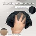 thumbnail image 4 of U Shaped Wig Mesh Cap 4*5inch Black Double Velvet Lace Wig Cap, 4 of 9