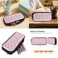 thumbnail image 5 of Jeiento Pink Bow Backpack Set of 5 Fashion 17 Inch Adjustable Padded Straps Backpack with Lunch Box Pencil Pouch for 9-12 Years Old Kids Middle School School Supply Set, 5 of 7