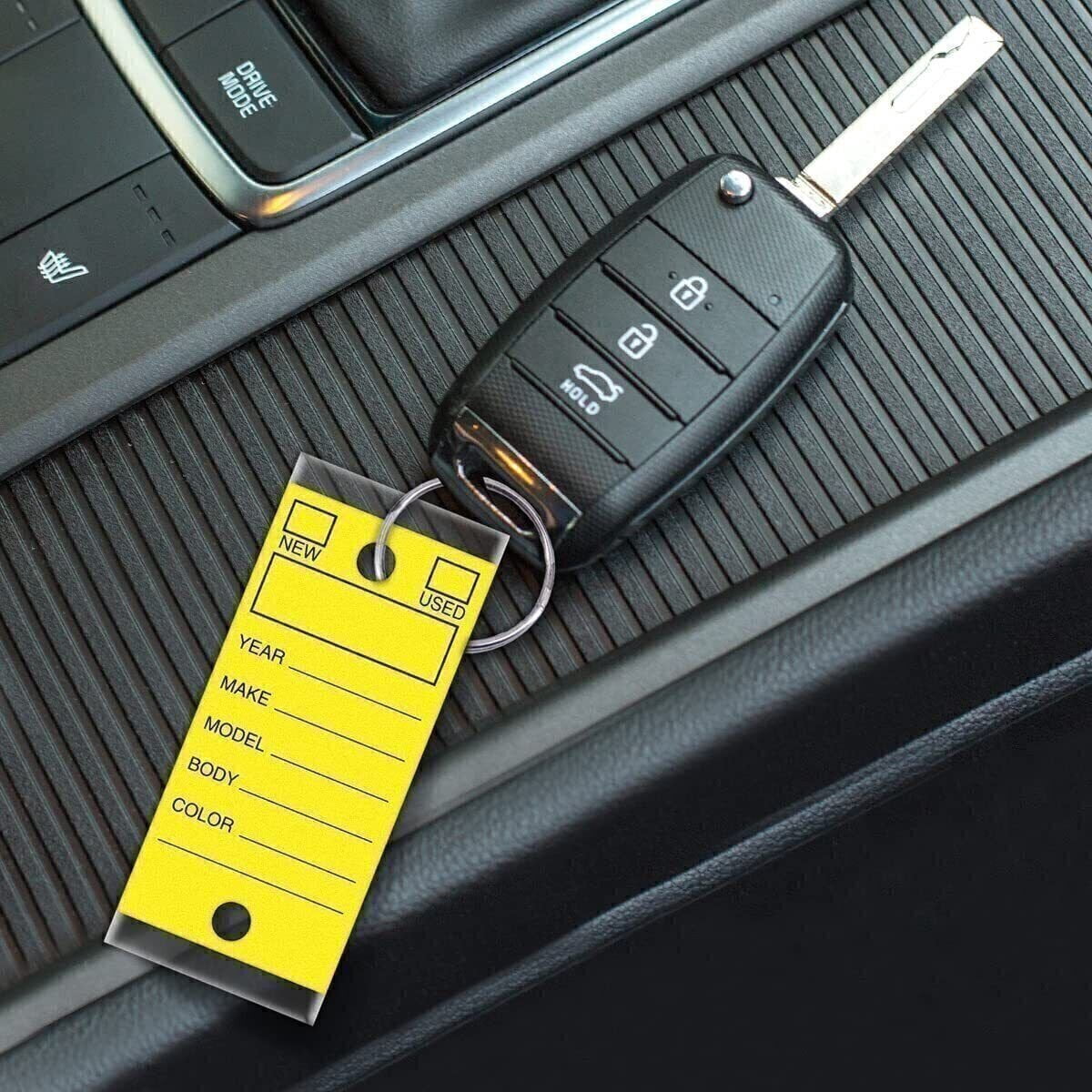 Versa-Tags 250 Key Tags, Self Protecting Poly, 1.25''x3'', Highly Resistant