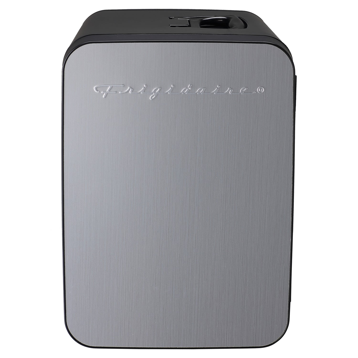 Frigidaire 0.35-Cu.-Ft. 10-Liter 15-Can Mini Retro Stainless Steel Fridge, Silver