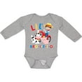 thumbnail image 3 of Inktastic Farmer Tractor EIEIO Little Bro Boys Long Sleeve Baby Bodysuit, 3 of 5