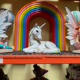 thumbnail image 7 of Baby Rainbow Unicorn Resting Life Size Statue, 7 of 7